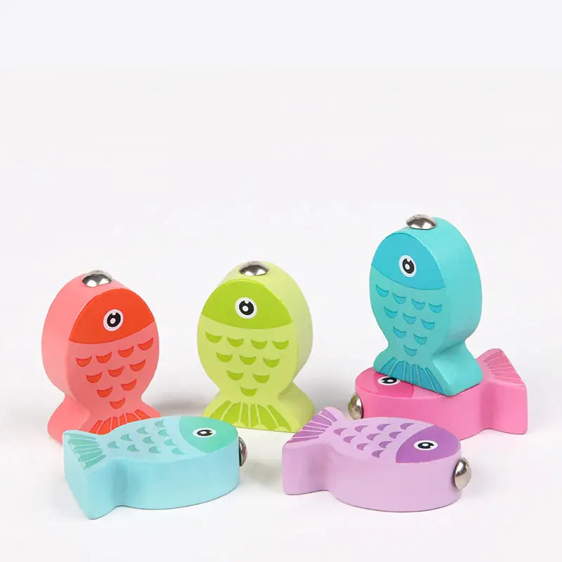 Magnetic fishing with numbers and letters